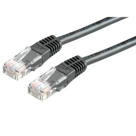High-Performance Roline UTP Patch Cord Cat5E Black - Durable & Reliable Networking (21.15.0525)